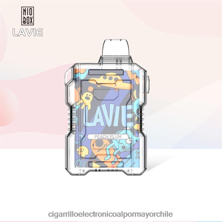 LAVIE NIO BOX 9000 bocanadas ciruela durazno H428B198 - Cigarrillo Electrónico Para Dejar De Fumar