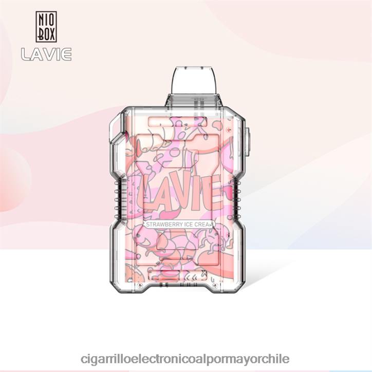 LAVIE NIO BOX 9000 bocanadas helado de fresa H428B196 - Cigarrillo Electrónico Para Dejar De Fumar Precio