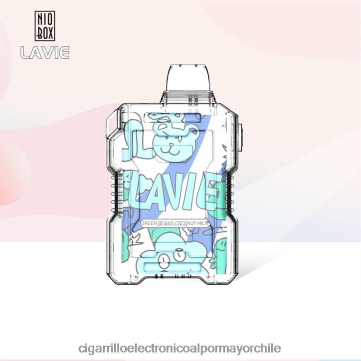 LAVIE NIO BOX 9000 bocanadas judías verdes leche de coco H428B188 - Cigarrillo Electrónico Para Dejar De Fumar