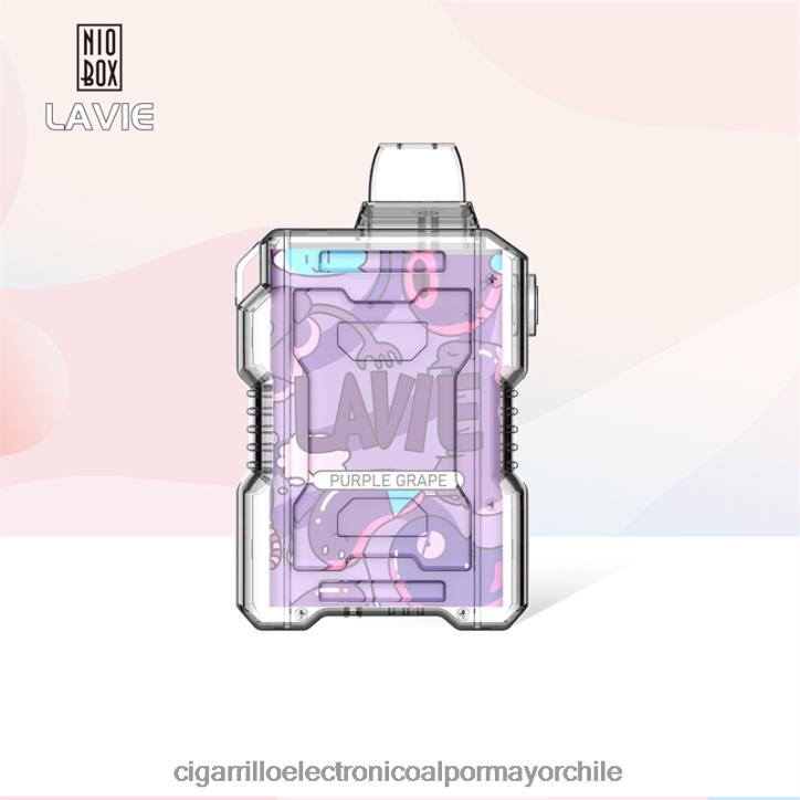 LAVIE NIO BOX 9000 bocanadas uva morada H428B192 - Cigarrillo Electrónico Sin Nicotina