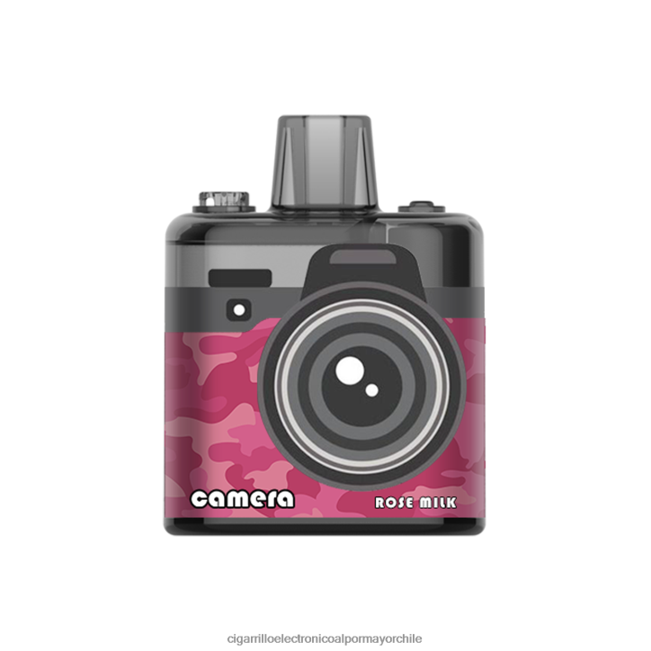 LAVIE Camera 8000 bocanadas leche de rosas H428B167 - Cigarrillo Electrónico Con Nicotina