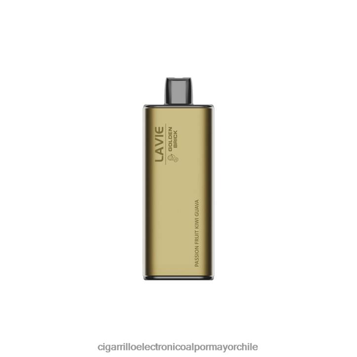 LAVIE GOLDEN BRICK 10000 bocanadas maracuyá kiwi guayaba H428B63 - Cigarrillo Electrónico Vape