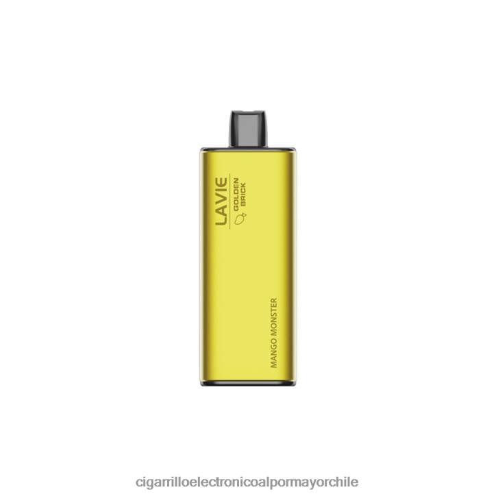 LAVIE GOLDEN BRICK 10000 bocanadas monstruo del mango H428B61 - Cigarrillo Electrónico Recargable