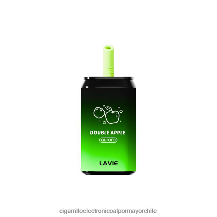 LAVIE Aurora 11000 bocanadas manzana doble H428B142 - Cigarrillo Electrónico Sin Nicotina