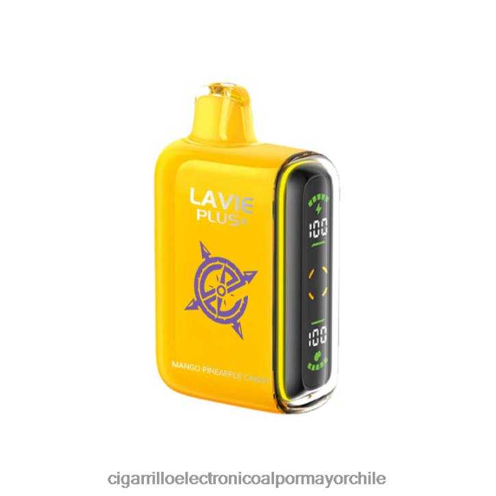 LAVIE PLUS 15000 bocanadas caramelo de piña y mango H428B102 - Cigarrillo Electrónico Sin Nicotina