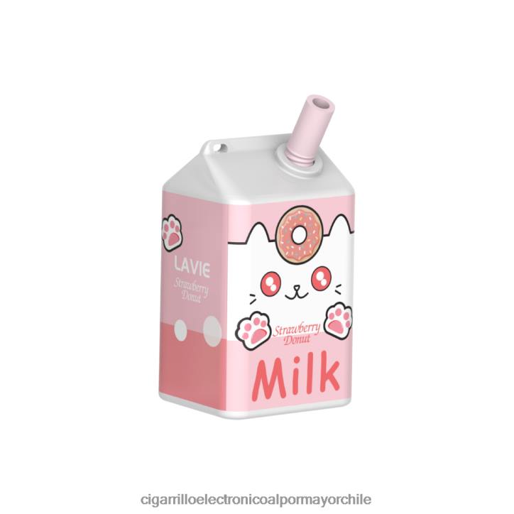 LAVIE MILK 7000 bocanadas donut de fresa H428B177 - Cigarrillo Electrónico Con Nicotina