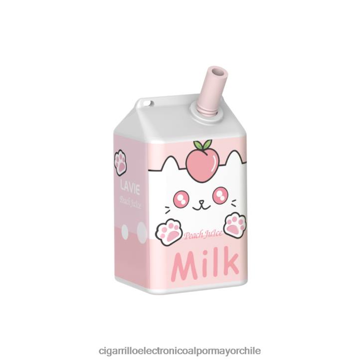 LAVIE MILK 7000 bocanadas jugo de durazno H428B179 - Cigarrillo Electrónico Precio Chile
