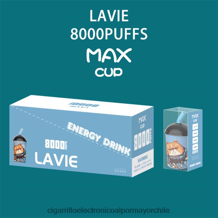 LAVIE Max Cup 8000 bocanadas bebida energética H428B259 - Cigarrillo Electrónico Precio Chile