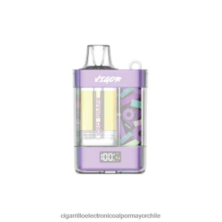 LAVIE VIGOR 15000 bocanadas uva helada H428B8 - Cigarrillo Electrónico Para Dejar De Fumar