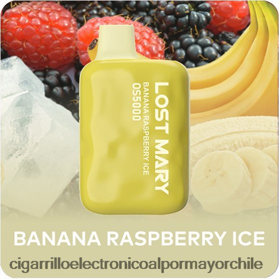 hielo de frambuesa y plátano