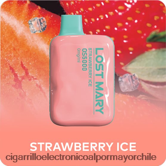 hielo de fresa 8V60V0507 Cigarrillo Electrónico Con Nicotina - LOST MARY OS5000 0mg/ml