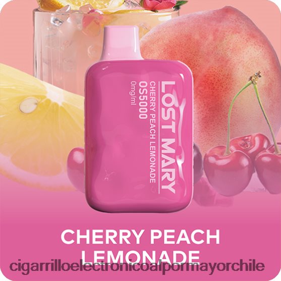 limonada de cereza y durazno