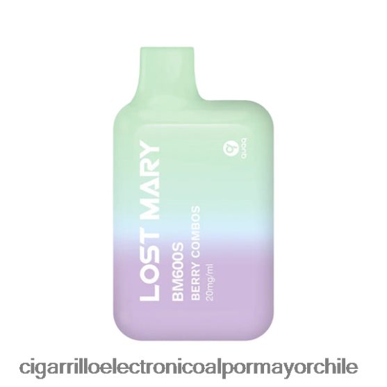 combinaciones de bayas 8V60V0412 Cigarrillo Electrónico Sin Nicotina - LOST MARY BM600S