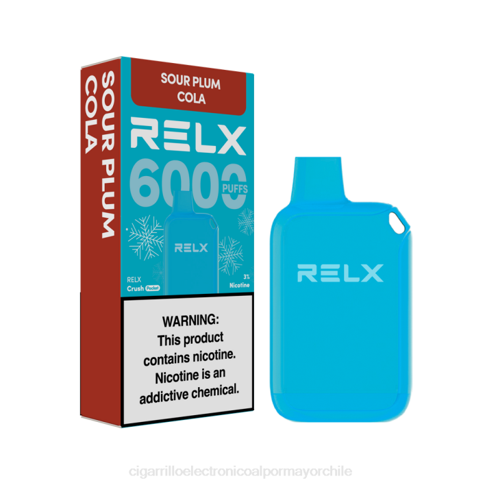 RELX Crush Pocket 6000 helado cola de ciruela agria 66DX19 - Cigarrillo Electrónico Recargable