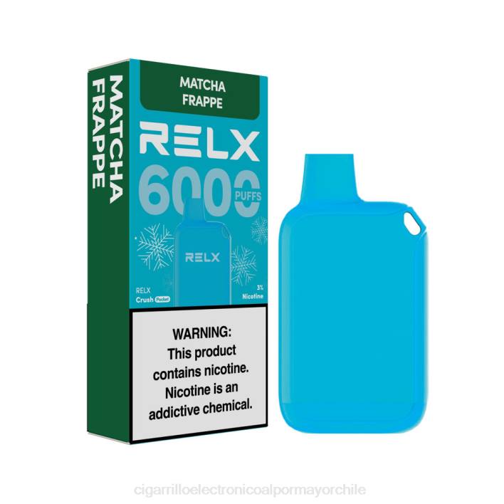 RELX Crush Pocket 6000 helado frapé matcha 66DX17 - Cigarrillo Electrónico Para Dejar De Fumar