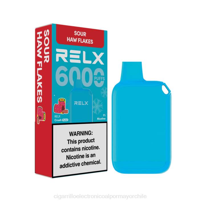 RELX Crush Pocket 6000 helado hojuelas de haw amargo 66DX16 - Cigarrillo Electrónico Con Nicotina