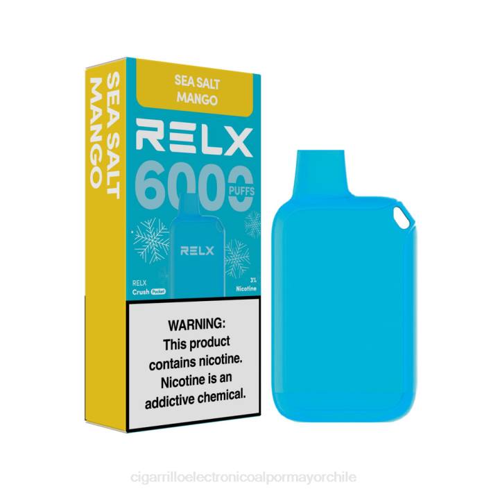 RELX Crush Pocket 6000 helado mango con sal marina 66DX13 - Cigarrillo Electrónico Desechable