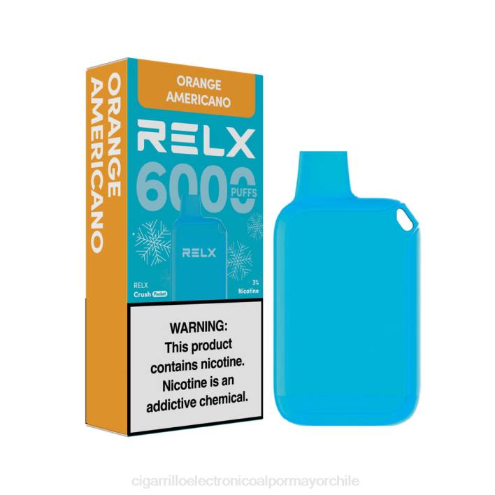RELX Crush Pocket 6000 helado naranja americana 66DX15 - Cigarrillo Electrónico Para Dejar De Fumar Precio