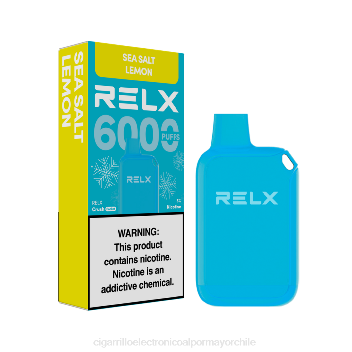 RELX Crush Pocket 6000 helado sal marina limón 66DX11 - Cigarrillo Electrónico Sin Nicotina
