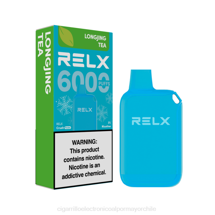 RELX Crush Pocket 6000 helado té longjing 66DX9 - Cigarrillo Electrónico Precio Chile