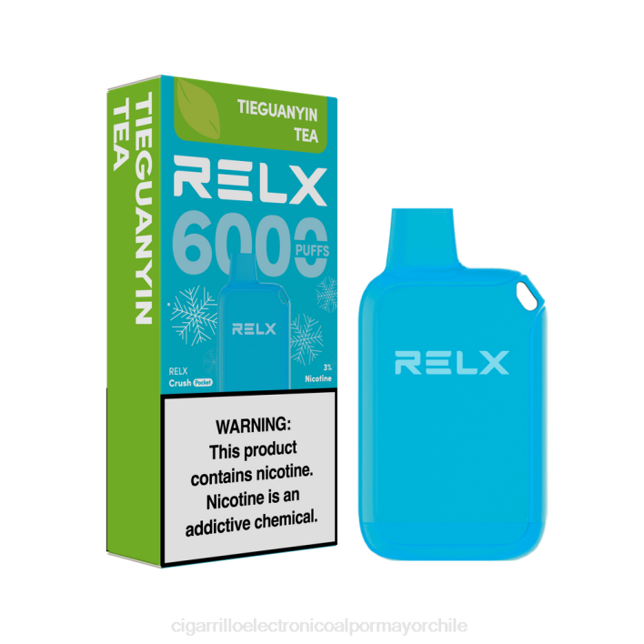 RELX Crush Pocket 6000 helado té tieguanyin 66DX22 - Cigarrillo Electrónico Desechable