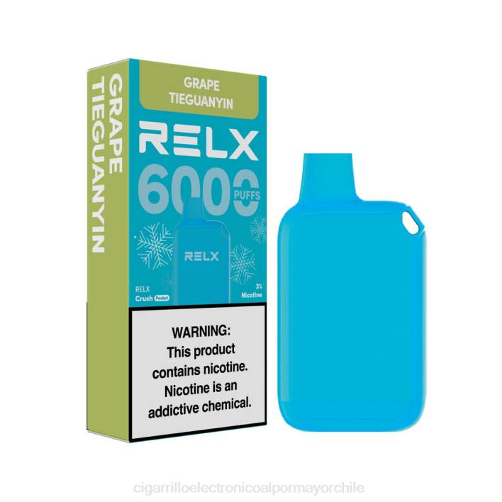 RELX Crush Pocket 6000 helado uva tieguanyin 66DX18 - Cigarrillo Electrónico Precio Chile