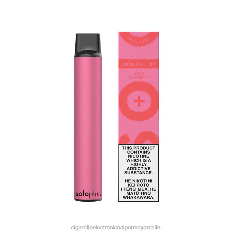 Solo Plus vaporizador desechable frambuesa agria VT2N635 - Cigarrillo Electrónico Precio