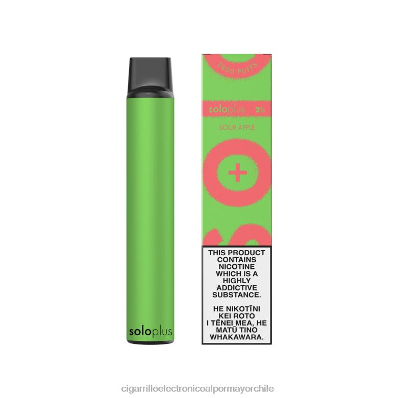 Solo Plus vaporizador desechable manzana agria VT2N630 - Cigarrillo Electronico Chile