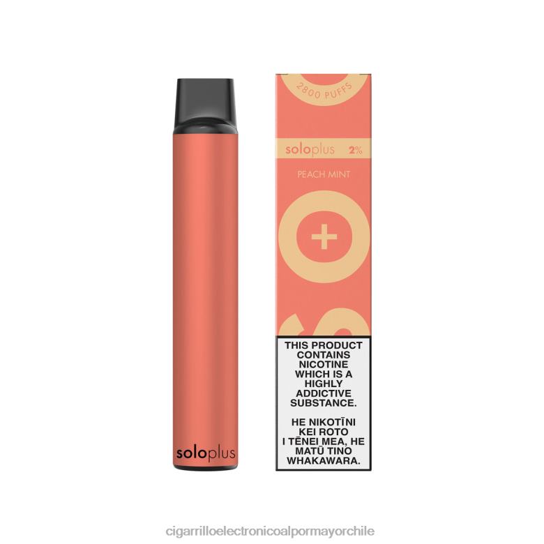 Solo Plus vaporizador desechable menta durazno VT2N623 - Cigarrillo Electrónico Vape