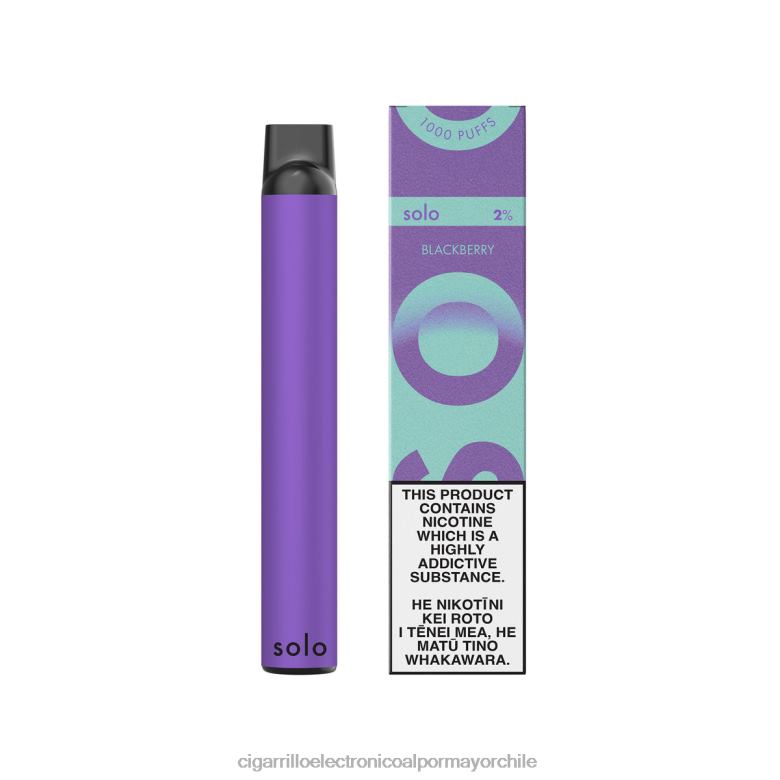 Solo colección paraíso vape desechable zarzamora VT2N622 - Cigarrillo Electrónico Sin Nicotina