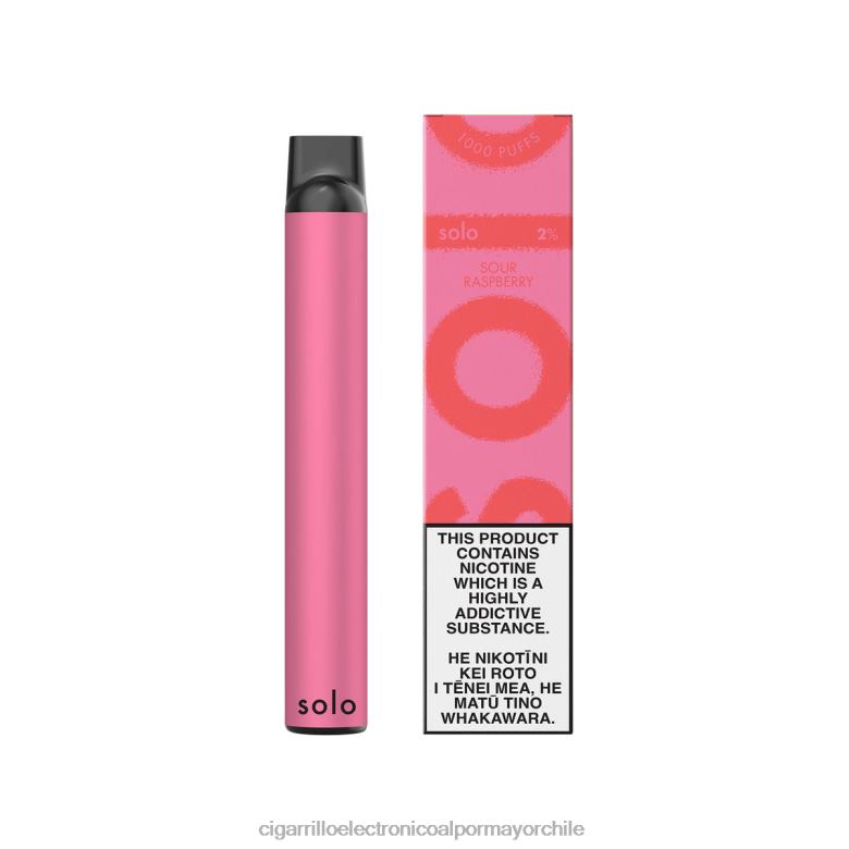 Solo vaporizador desechable frambuesa agria VT2N613 - Cigarrillo Electrónico Vape