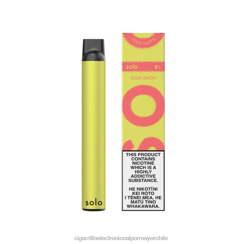 Solo vaporizador desechable limón agrio VT2N612 - Cigarrillo Electrónico Sin Nicotina