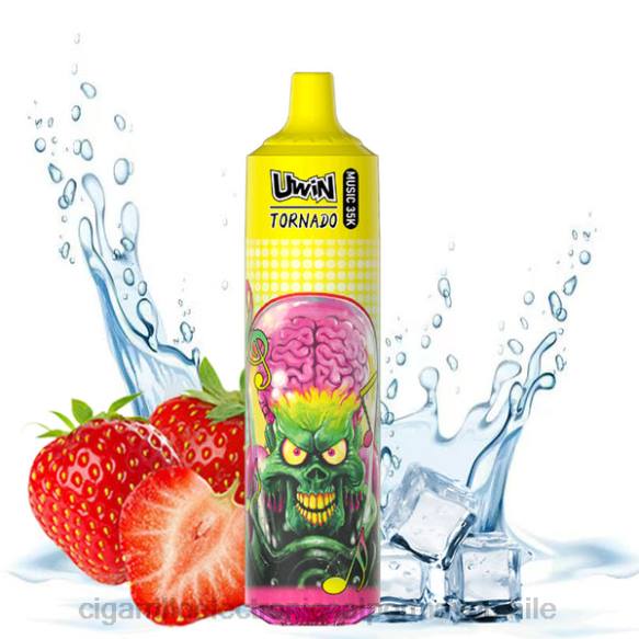 UWIN CRYSTAL vaporizador desechable 35k hielo de fresa NJR024 - Cigarrillo Electrónico Desechable