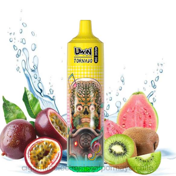 UWIN CRYSTAL vaporizador desechable 35k kiwi maracuyá guayaba NJR023 - Cigarrillo Electrónico Vape