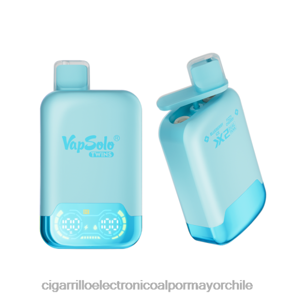 Vapsolo TWINS vaporizador desechable hielo de arándanos y cereza gaseosa 2HN2V121 - Cigarrillo Electrónico Sin Nicotina
