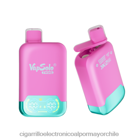 Vapsolo TWINS vaporizador desechable hielo de fresa, frambuesa, cereza y hielo de uva 2HN2V127 - Cigarrillo Electrónico Recargable