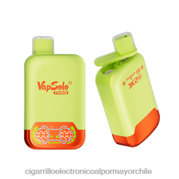 Vapsolo TWINS vaporizador desechable hielo de sandía y bayas mixtas 2HN2V128 - Cigarrillo Electrónico Sin Nicotina
