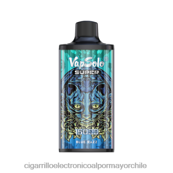 Vapsolo SUPER vaporizador desechable Razz azul 2HN2V108 - Cigarrillo Electrónico Vape