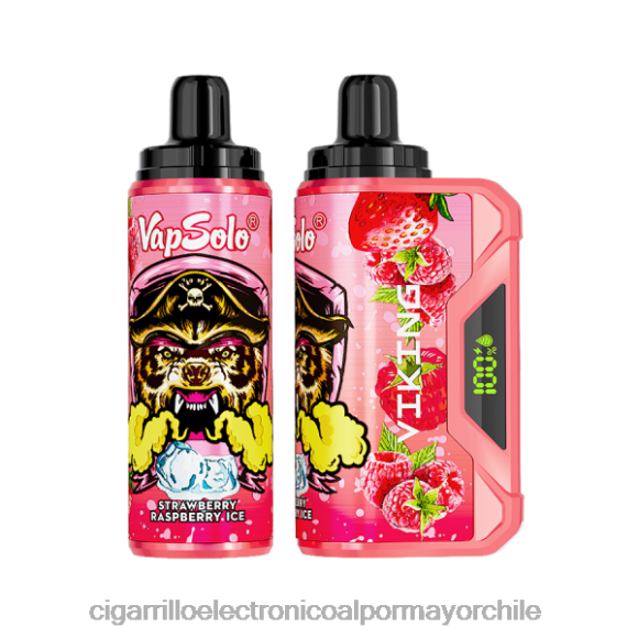 Vapsolo VIKING vaporizador desechable hielo de fresa y frambuesa 2HN2V139 - Cigarrillo Electrónico Para Dejar De Fumar Precio