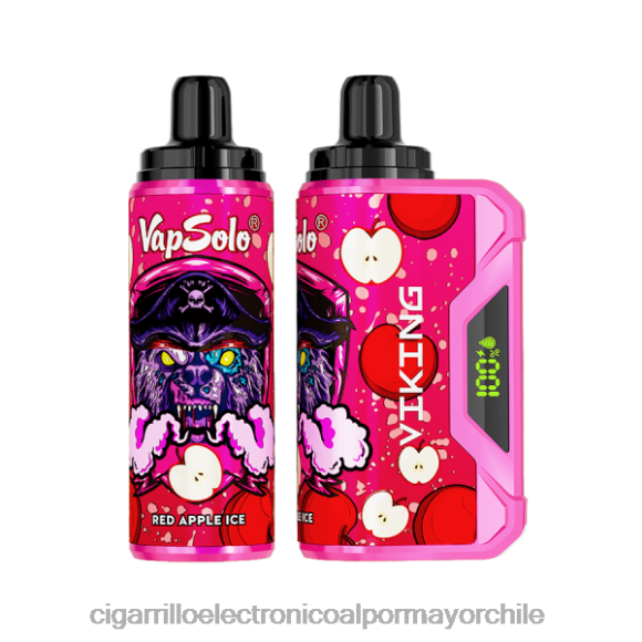 Vapsolo VIKING vaporizador desechable hielo de manzana roja 2HN2V136 - Cigarrillo Electrónico Vape