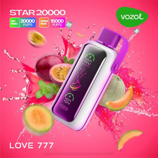 VOZOL STAR 20000 amor 777 BF2L12 | Cigarrillo Electrónico Sin Nicotina
