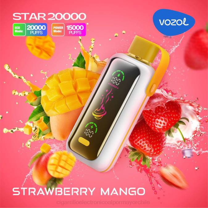 VOZOL STAR 20000 mango fresa BF2L1 | Cigarrillo Electrónico Recargable